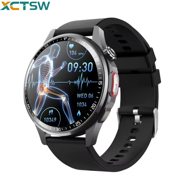 New Arrival F240 Smart Watch 1.55 Inch IPS LCD Display Unisex HRV Report IP67 Waterproof Rubber Magnetic AI Health Analysis