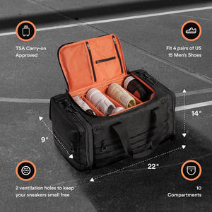 Grand compartiment multiple pour l'entraînement sportif, sacs de sport pour hommes, baskets, chaussures, organisateur d'emballage, sac de sport étanche - Product Image 2