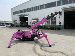 Gru a ragno semovente JiuSheng <span class=keywords><strong>da</strong></span> 3-5 tonnellate per interni, con sistema completamente idraulico a benzina, per cantieri edili - Product Image 2