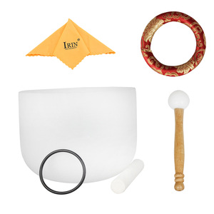 Ensemble de bols chantants en cristal, note G, 10 pouces, pour la méditation, le soulagement du stress et la relaxation - Product Image 1