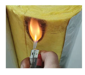 Tuyau <span class=keywords><strong>de</strong></span> <span class=keywords><strong>laine</strong></span> <span class=keywords><strong>de</strong></span> <span class=keywords><strong>verre</strong></span>/tuyau <span class=keywords><strong>de</strong></span> fibre <span class=keywords><strong>de</strong></span> <span class=keywords><strong>verre</strong></span> avec le papier aluminium ignifuge pour l'isolation <span class=keywords><strong>de</strong></span> conduit d'air - Product Image 3