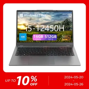 48 시간 배달 15.6 인치 승리 11 노트북 새로운 코어 i5 i5-12450H 4.4Ghz 16GB RAM 512GB ROM notbook pc 컴퓨터 게임 노트북