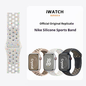 Correa de Reloj de Silicona de Dos Tonos Compatible con Iwatch11, Transpirable, con Hebilla en Forma de Mariposa, Correa Deportiva para Reloj, Venta al por Mayor - Product Image 2