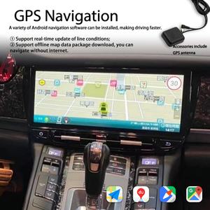Radio para Auto con Pantalla QLED de 12.3 Pulgadas, Android 13, para Porsche Panamera 2011-2016, GPS, Navegador, Reproductor Multimedia, Unidad Principal, DSP, Carplay - Product Image 5