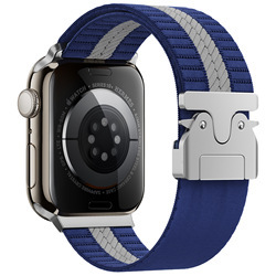 Blue and white [single stripe]