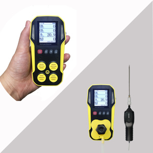 IRCD4 Handheld 100% vol Infravermelho CH4 CO2 H2 O2 Aterro Gás Analyzer Vazamento de Gás Metano Biogás e Detector de Hidrogênio Monitor - Product Image 1