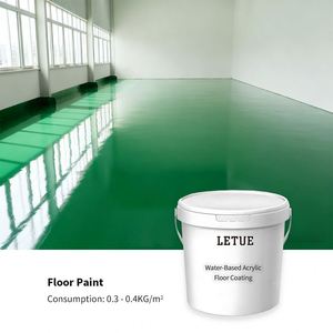 Peinture époxy acrylique monocomposant à base d'eau, antidérapante, pour revêtement de sol de garage, application au pinceau industriel, vente en gros - Product Image 3