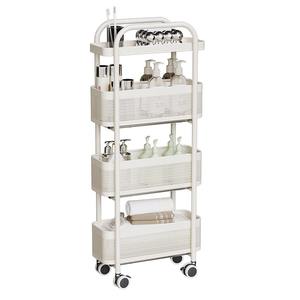 Carrito de Almacenamiento Estrecho de 4 Niveles, Tipo Rectangular, Fácil de Limpiar, Organizador de Ropa para Baño, Cocina, Dormitorio - Product Image 2