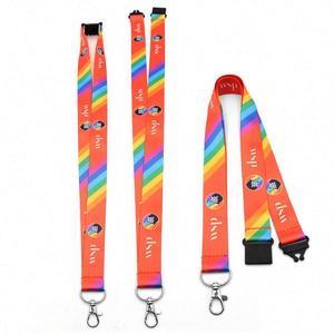 <b>Polyester</b> Key Chain Phone Id Card <b>Lanyard</b> Anime With Safety Buckle Release - Product Image 5