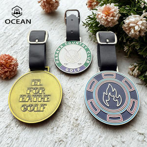 Etichetta per Sacca da <span class=keywords><strong>Golf</strong></span> di Alta Qualità, Stile Vintage in Metallo, Accessorio per <span class=keywords><strong>Golf</strong></span>, Regalo Aziendale di Prestigio - Product Image 5