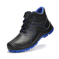 Chaussures de sécurité décontractées JIANKUN CE S3 SR, nouvelle version unisexe, mi-hautes, en cuir de vache, avec embout en acier, antidérapantes, anti-perforation, anti-écrasement, pour le travail industriel