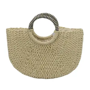 Популярный дизайн, марокканская соломенная сумка, оптовая продажа, тканая соломенная сумка высокого качества, Соломенная Сумка, 2023