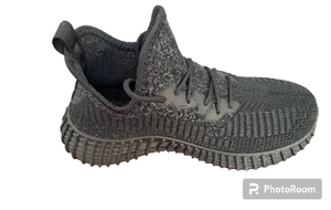 Scarpe da Fitness Unisex in Mesh con Suola in Gomma e Intersuola in EVA, Sneakers per Cross Training Nere - Product Image 3