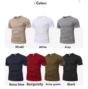 Camisetas de Moda con Estampados Personalizados, Camisetas de Cuello Redondo para Hombre, Suaves y Cómodas, de Fibra Renovable, que Absorben la Humedad y se Secan Rápidamente - Product Image 3