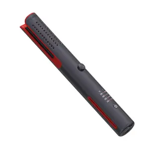 Plancha de pelo y rizador plancha de pelo de viaje inalámbrica USB plancha plana fábrica de alta calidad inalámbrica portátil Mini 2 en 1
