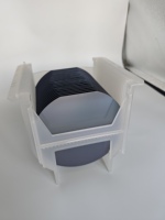Oblea de Silicio Monocristalino de 4 Pulgadas con Borde Redondeado Pulido, Grado Semiconductor Tipo N/P, 100 mm