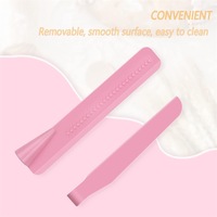 2 pièces Lisseur de gâteau en plastique réglable en hauteur, outil de pâtisserie pour le glaçage et le fondant