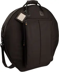 Deluxe 24 polegadas 6 pacotes cilmbal saco com divisor acolchoado e resistente à punção fundo