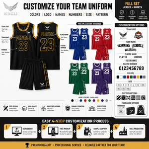 Ensemble d'uniformes de basketball personnalisés professionnels, respirants et légers, tenues d'équipe OEM pour les clubs communautaires, les ligues d'église et les maillots de sport - Product Image 4
