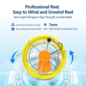 Cámara <span class=keywords><strong>de</strong></span> Inspección <span class=keywords><strong>de</strong></span> Tuberías Industrial <span class=keywords><strong>de</strong></span> 7 mm, Duradera, Autonivelante, con Rotación <span class=keywords><strong>de</strong></span> 360°, Resistente al Agua hasta 15 m, Cámara <span class=keywords><strong>de</strong></span> Alcantarillado con Rastreador - Product Image 5