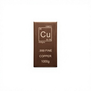 Barres de Cuivre Massives de Haute Pureté 999 pour Collection et Investissement – Excellent Rapport Qualité-Prix par Pièce - Product Image 1