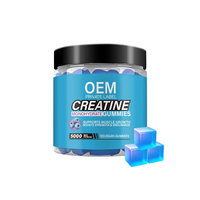 Gummies de créatine monohydrate saveur myrtille OEM pour augmenter la force et développer les muscles