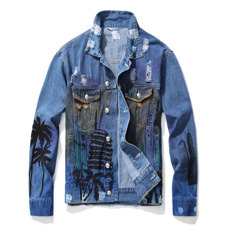 High Fashion Jean Jacket OEM Factory Wholesale High Quality