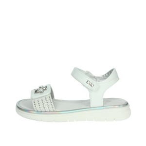 Sandali bassi Asso AG-17230 bianco/argento - Product Image 1