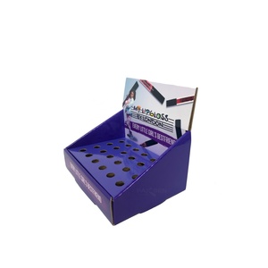 Caja de Exhibición de Cartón Corrugado para Maquillaje, Plegable, Reciclada, Ecológica, Lista para Exhibir en Mostrador, con Impresión Personalizada, para Lápiz Labial - Product Image 5