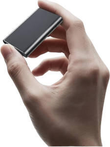เครื่องบันทึกเสียงดิจิตอลใช้งานด้วยแม่เหล็ก72GB (7000ชั่วโมง) DSP 5.0-Ai ลดเสียงรบกวนเนื้อโลหะรูปแบบ WAV USB Type-C - Product Image 1