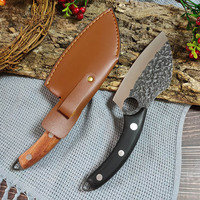 Couteau de boucher professionnel de 6 pouces |   Acier inoxydable à haute teneur en carbone |   Manche en bois de Pakka |   Couteau à viande et à agneau |   Échantillon gratuit