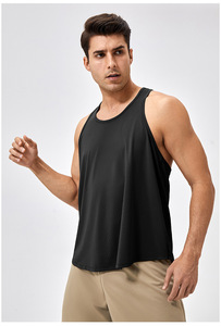 Camiseta Deportiva RUIQUWIN para Hombre, Holgada, Cuello Redondo, Secado Rápido, Transpirable, para Entrenamiento, Gimnasio y Uso Diario - Product Image 2