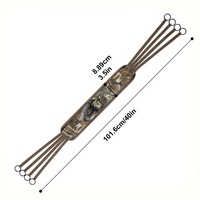 8 trous Camouflage 600D Nylon Aluminium Game Carrier Tote 102cm Longue bandoulière pour la chasse à la sauvagine pour canards oies