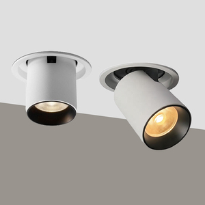 Đèn LED âm trần COB nhôm chống chói 10W, có thể điều chỉnh độ cao, không nhấp nháy, thiết kế hiện đại cho nội thất - Product Image 1