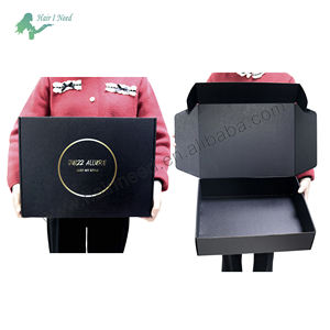 กล่องใส่วิกผมกล่องของขวัญสำหรับการต่อผมกล่องจดหมายแบบพับได้พร้อมโลโก้ - Product Image 5