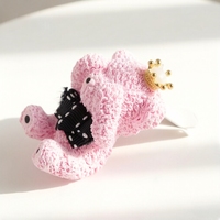 Vente en gros d'arômes en céramique parfumés à l'ours rose, plâtre pour bouche d'aération, diffuseur d'huile essentielle de parfum en porcelaine