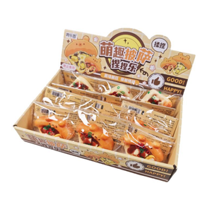 Juguetes Blandos de Pizza, Simulación de Comida, Juguetes para Apretar, Regalo de Cumpleaños Novedoso para Niños y Niñas de 5 a 7 Años, Alivio del Estrés - Product Image 1