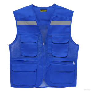 مرحبا فيس سترة ليلية السلامة المرورية على الطرق سترة مخصصة عالية الوضوح موقع البناء في حالات الطوارئ سترة عاكسة - Product Image 4