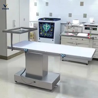 Table de levage vétérinaire en acier inoxydable pour animaux de compagnie, hydraulique, pour instruments chirurgicaux vétérinaires - Vente directe usine
