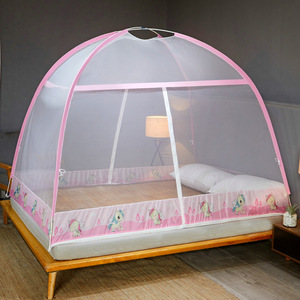 Mosquitera autoemergente mongola con fibra de vidrio plegable, fácil instalación, dosel de cama y mosquitera gratis - Product Image 5