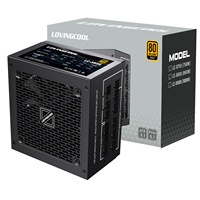 LOVINGCOOL 850W APFC PSU Catu Daya Komputer PC ATX 3.1 PCIE5.1 Bersertifikasi 80 PLUS Gold Modular Penuh SATA MB 20+4/4+4/6+2 Pin