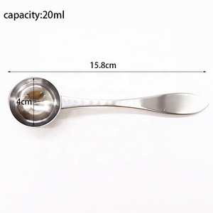Cuchara medidora de acero inoxidable para servir té y café - Product Image 2