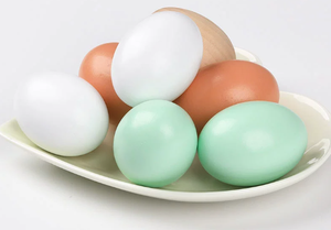 En stock, vente en gros, <span class=keywords><strong>jouets</strong></span> en bois pour enfants, œufs de Pâques en bois poli, art populaire, bricolage, artisanat en bois coloré pour enfants - Product Image 6