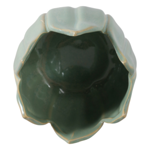 Organizer da scrivania in ceramica a forma di tulipano per l'arredamento di casa e ufficio, piccolo accessorio portaoggetti - Product Image 5