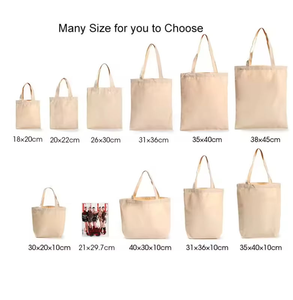 Wholesale Color Blank Environmental Protection Shopping Handheld Canvas Handbag Customized Advertising Cotton Bag - Product Image 4
