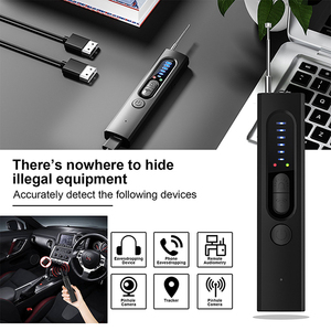 Venta caliente Anti-cámara Seguridad inalámbrica Buscador de infrarrojos Señal GPS Cámara <span class=keywords><strong>RF</strong></span> Detectores Gps Tracker <span class=keywords><strong>Detector</strong></span> Cámara oculta - Product Image 3