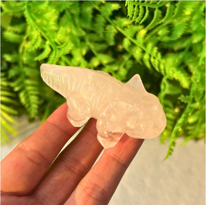 งานแกะสลักคริสตัลหินธรรมชาติรูปสัตว์ แกะสลักอักซอลอตล์จากคริสตัลสำหรับตกแต่ง ขายส่ง - Product Image 4