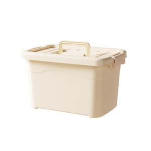 Clothing Organizer Plastic Storage Box Rectangle Covered Thickened Desktop Large Capacity Living Room Use - Product Image 5