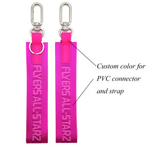 カスタムロゴ入り ショートリストストラップ キーチェーンストラップ 販促用カラビナキーホルダー - Product Image 3