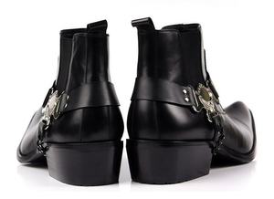 New trendy brand boots - stylish business men featuring unique leather design handcrafted by designers chukka boots - Product Image 6